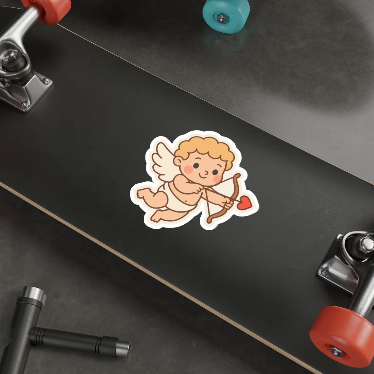 Cute Cupid Die-Cut Stickers - Adorable Love, Valentine's Day, Cute Gift, Home Decor, Laptop Sticker