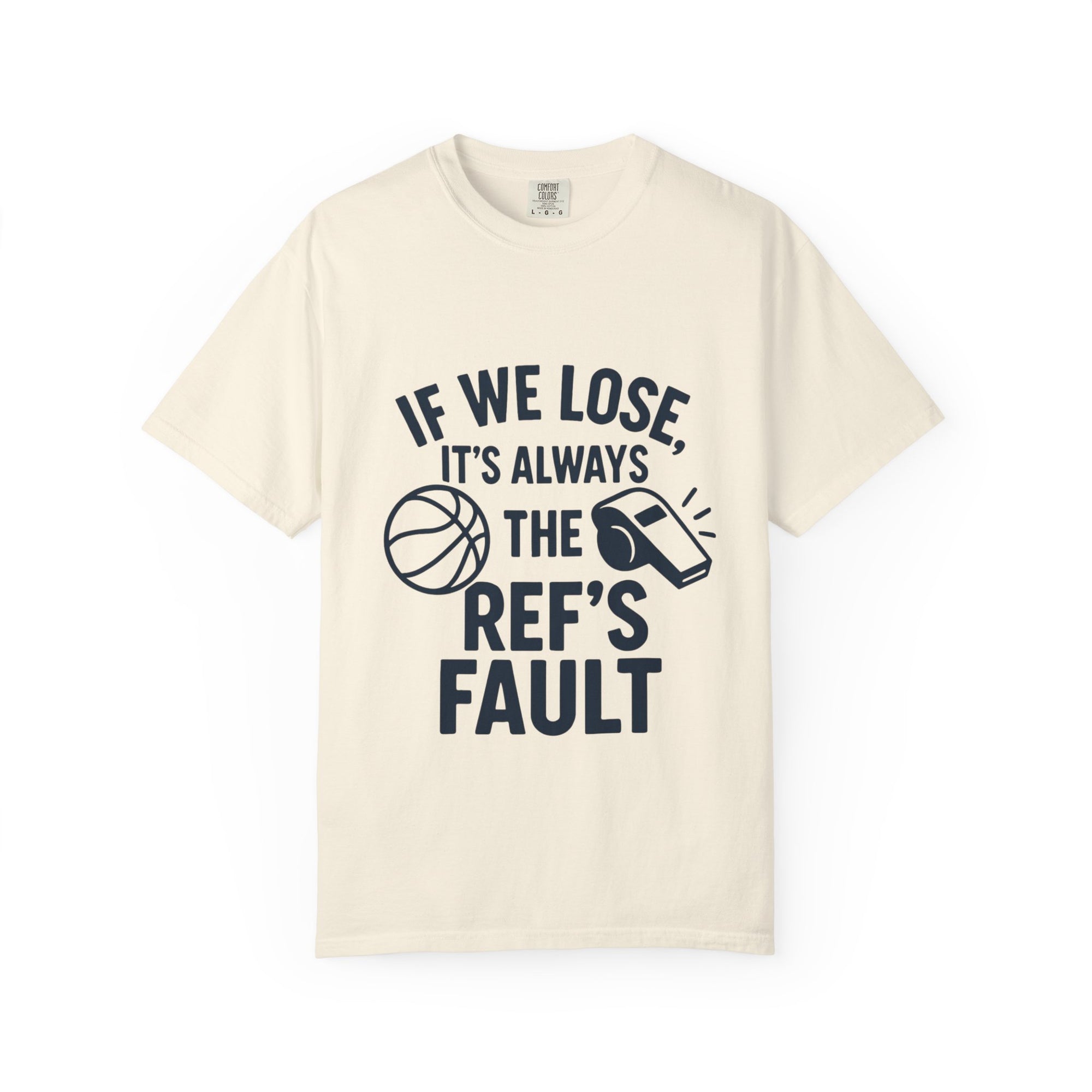 Basketball Referee Humorous T-Shirt, Sports Fan Gift, Unisex Cotton Tee, Birthday Present, Casual Wear, Sports Apparel