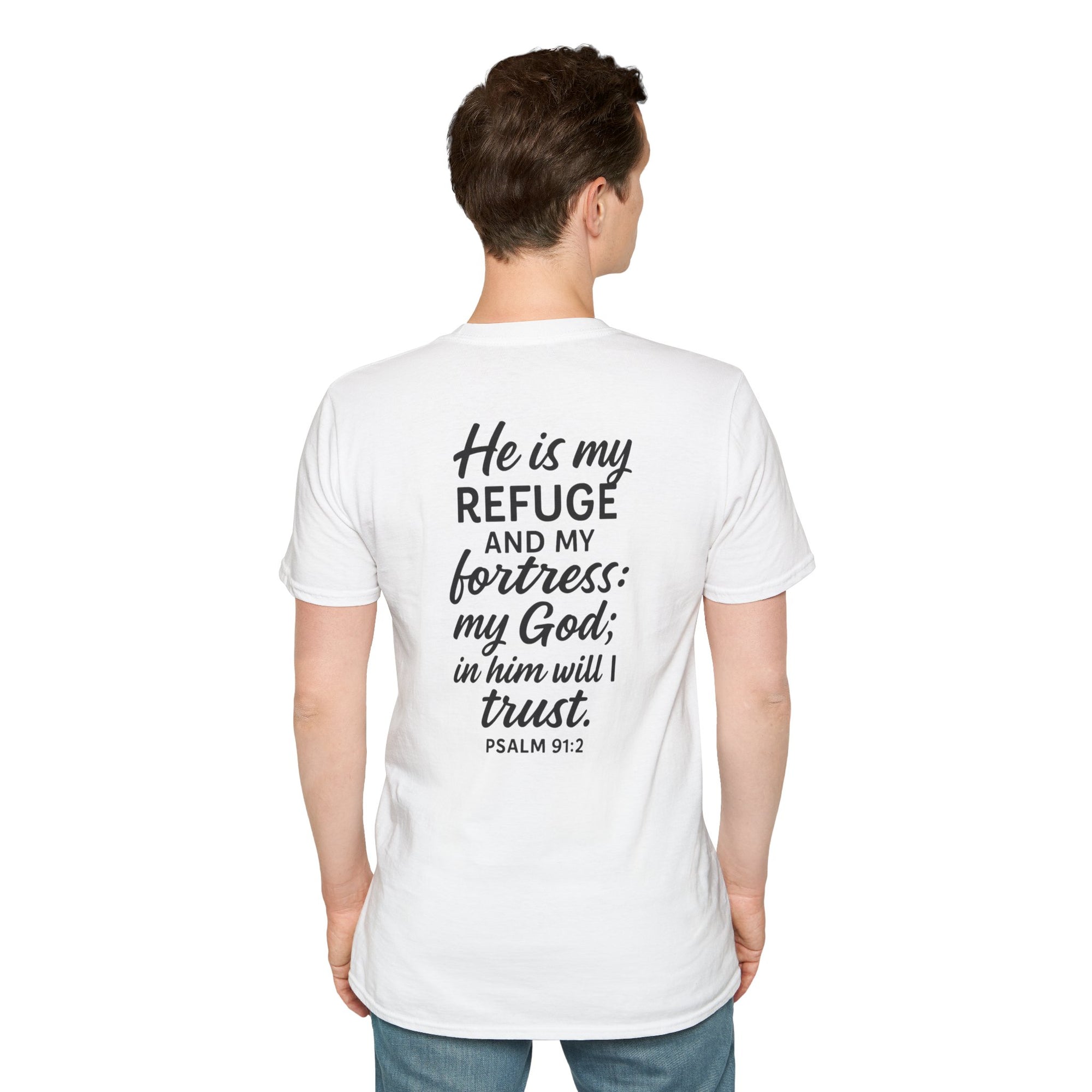 Faith-Inspired Unisex Softstyle T-Shirt, Inspirational Graphic Tee, Christian Apparel, Unique Gift for Believers, Everyday Comfort Wear