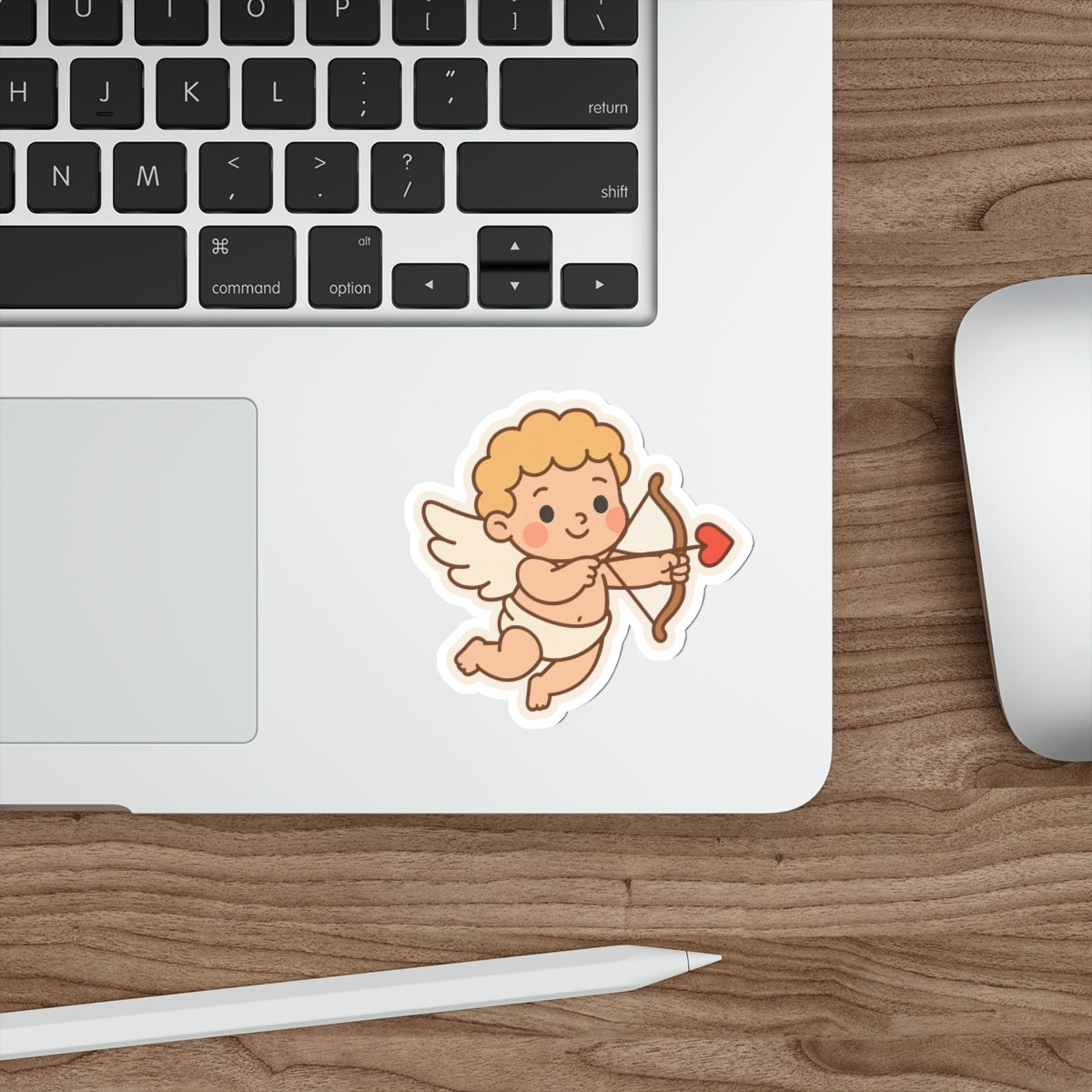 Cute Cupid Die-Cut Stickers - Adorable Love, Valentine's Day, Cute Gift, Home Decor, Laptop Sticker
