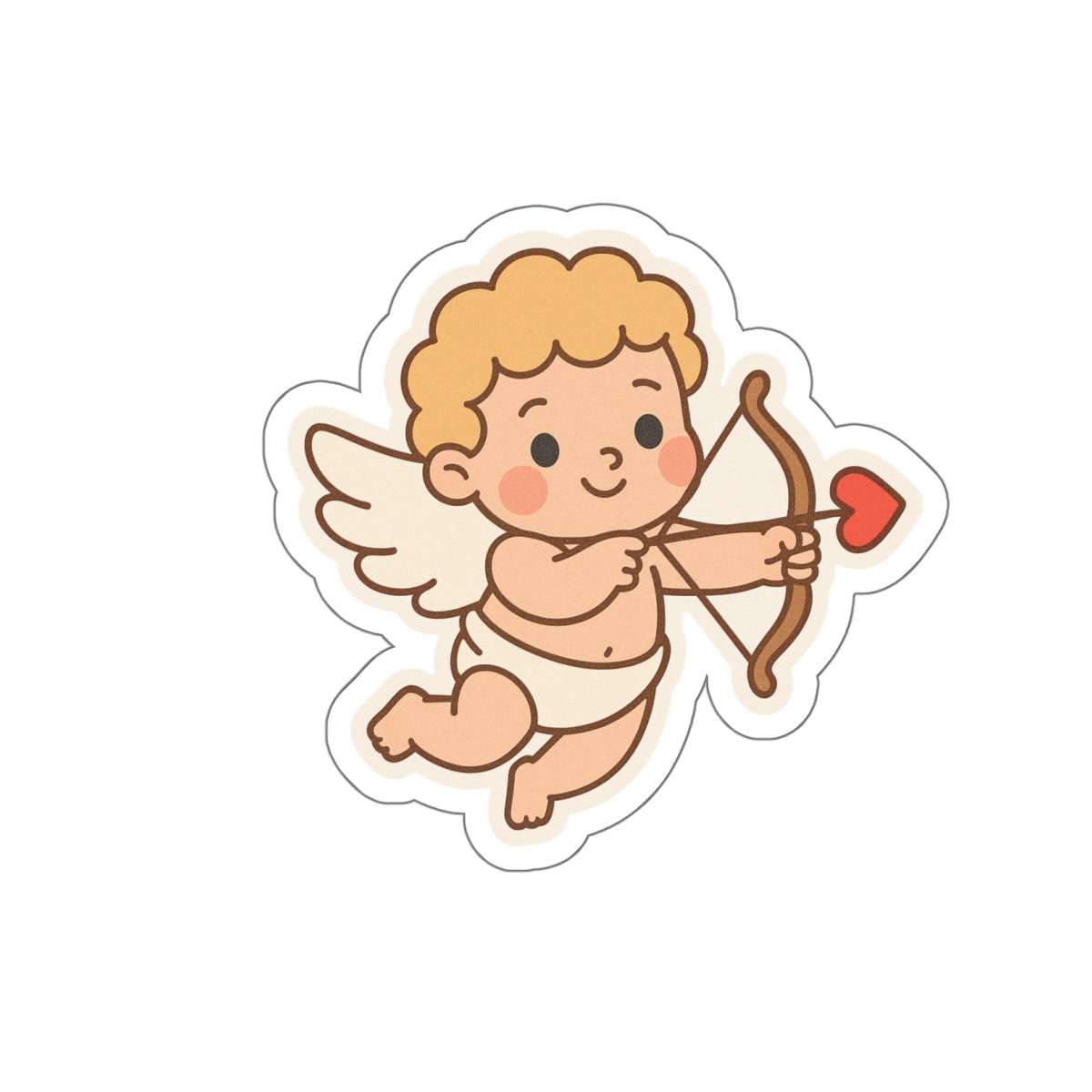 Cute Cupid Die-Cut Stickers - Adorable Love, Valentine's Day, Cute Gift, Home Decor, Laptop Sticker
