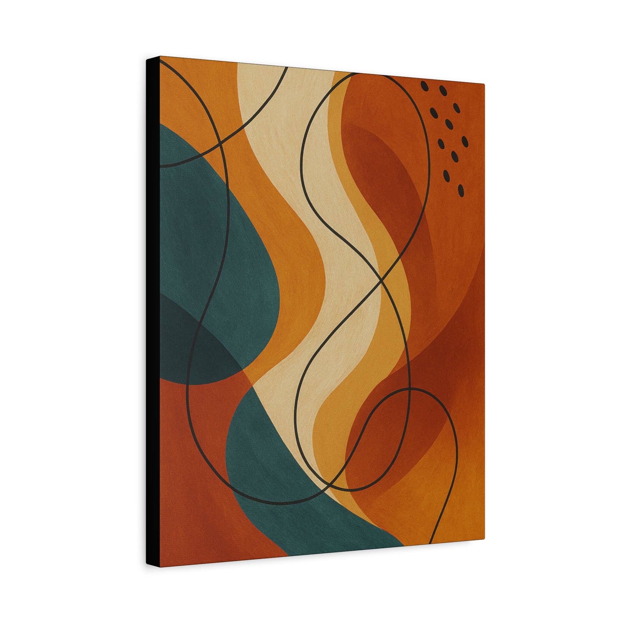 Abstract Wall Art Canvas Print, Modern Home Decor, Colorful Art, Bohemian Decor, Unique Gift for Her