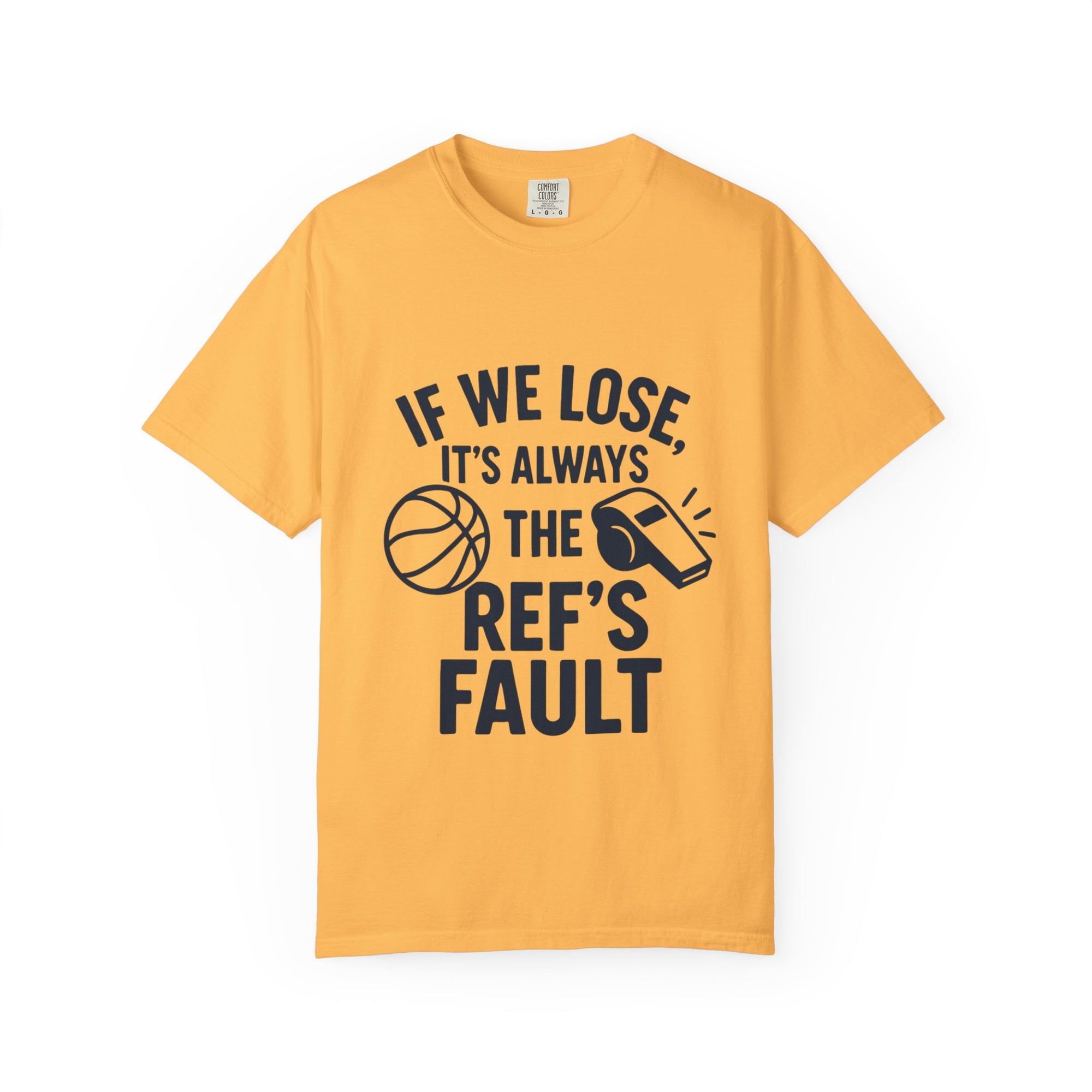 Basketball Referee Humorous T-Shirt, Sports Fan Gift, Unisex Cotton Tee, Birthday Present, Casual Wear, Sports Apparel