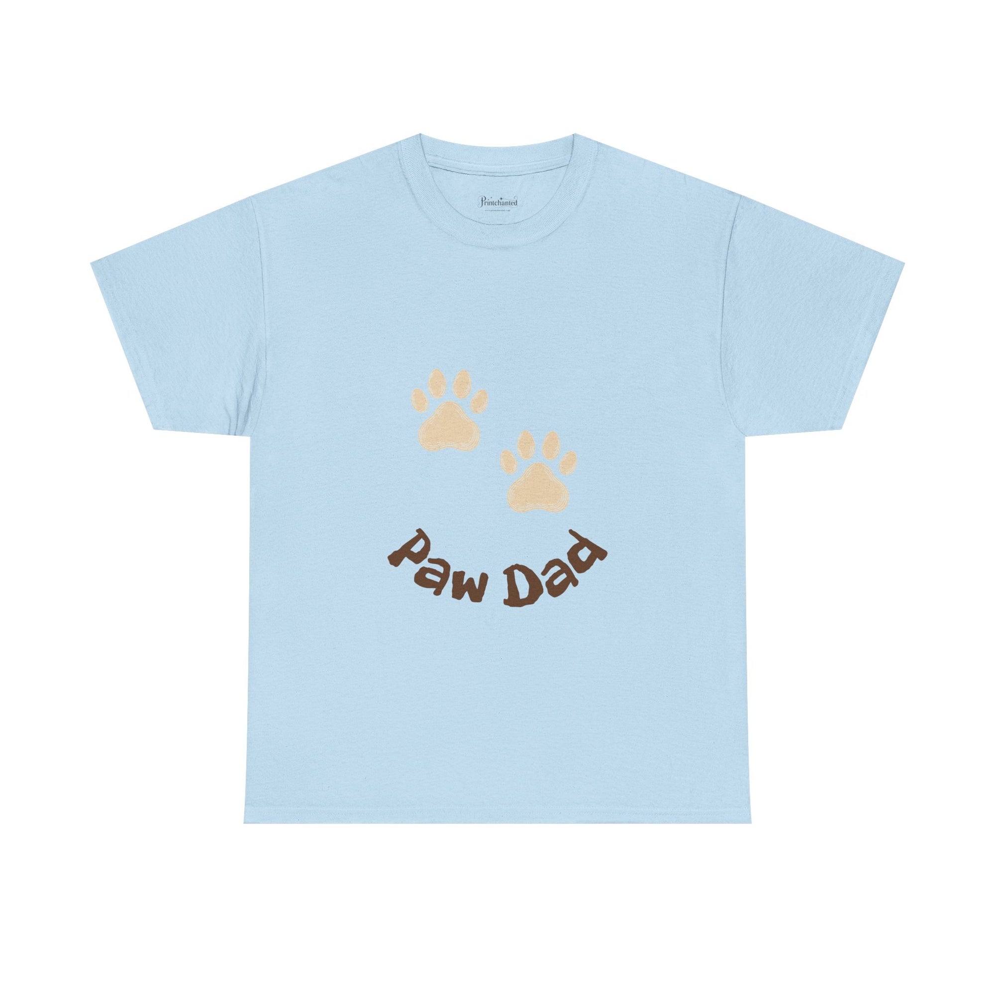 Paw Dad Unisex Tee, Dog Lover Gift Shirt, Men's Cotton T-shirt, Animal Dad Gift Top, Pet Owner Tee for Him