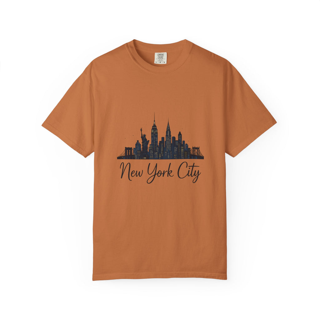 New York City Skyline Unisex T-Shirt, Casual City Tee, NYC Souvenir Shirt, Travel Gift, Urban Fashion Top