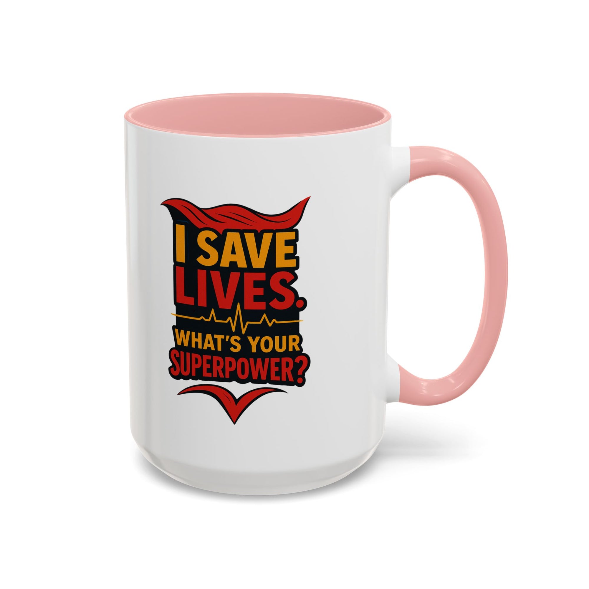 Heroic Superpower Coffee Mug - Perfect Gift for Nurses, EMS, Essential Workers, Motivational Gift, Inspirational Mug
