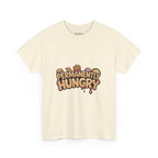 Permanently Hungry Tee, Funny Unisex Cotton T-Shirt, Gift for Food Lovers, Casual Wear, Quirky Humor Apparel