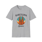 Barcelona Spain Unisex Softstyle T-Shirt | Travel Tee, Souvenir Shirt, Gift for Travelers, Vacation Apparel, Summer Outfit