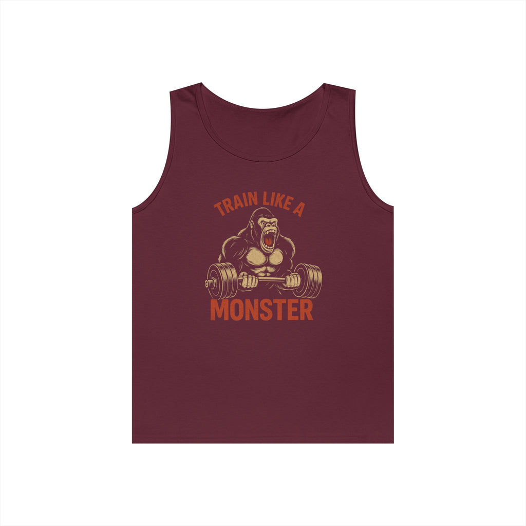 Weightlifting Monster Tank Top for Gym Lovers, Fitness Apparel, Workout Gear, Muscle Motivational Tee, Gym Gift