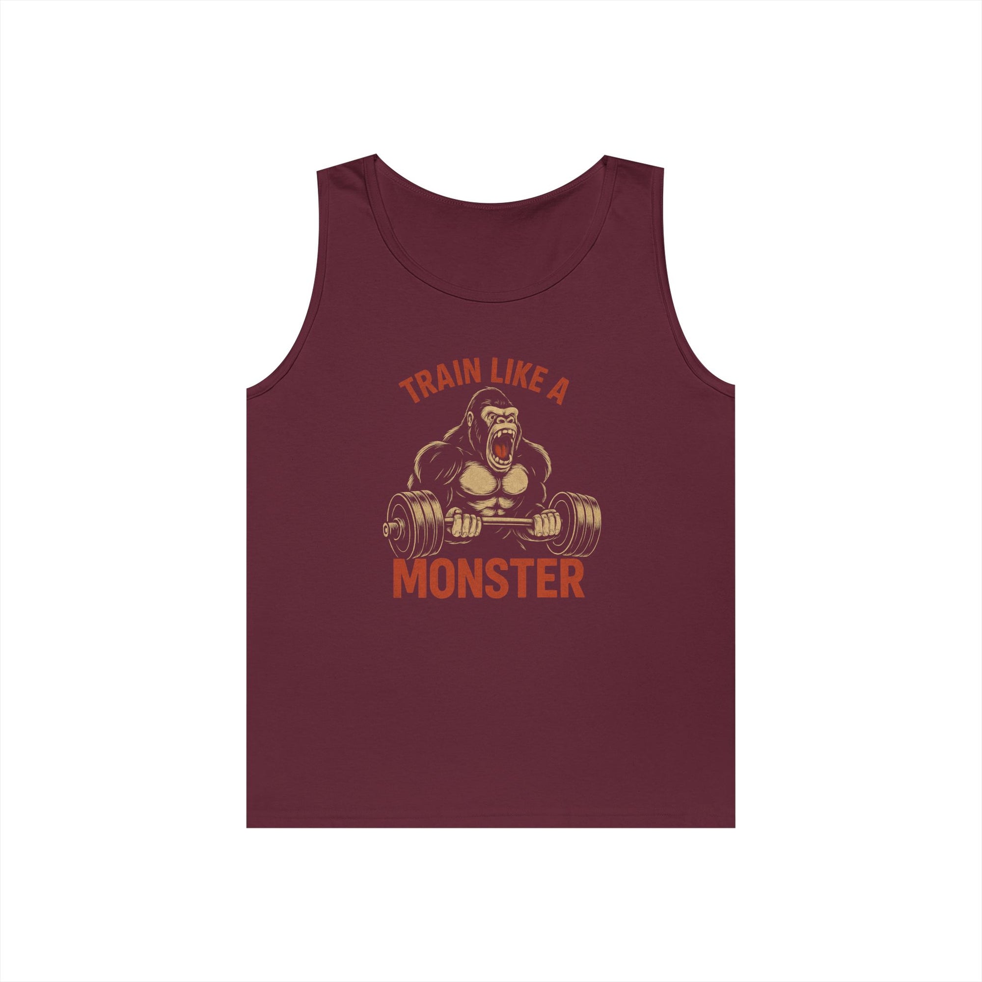 Weightlifting Monster Tank Top for Gym Lovers, Fitness Apparel, Workout Gear, Muscle Motivational Tee, Gym Gift