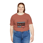 Reality Click Unisex Tee, Funny Graphic Shirt, Casual Wear, Geeky Apparel, Gift for Him/Her, Cool Tee for Everyday Style