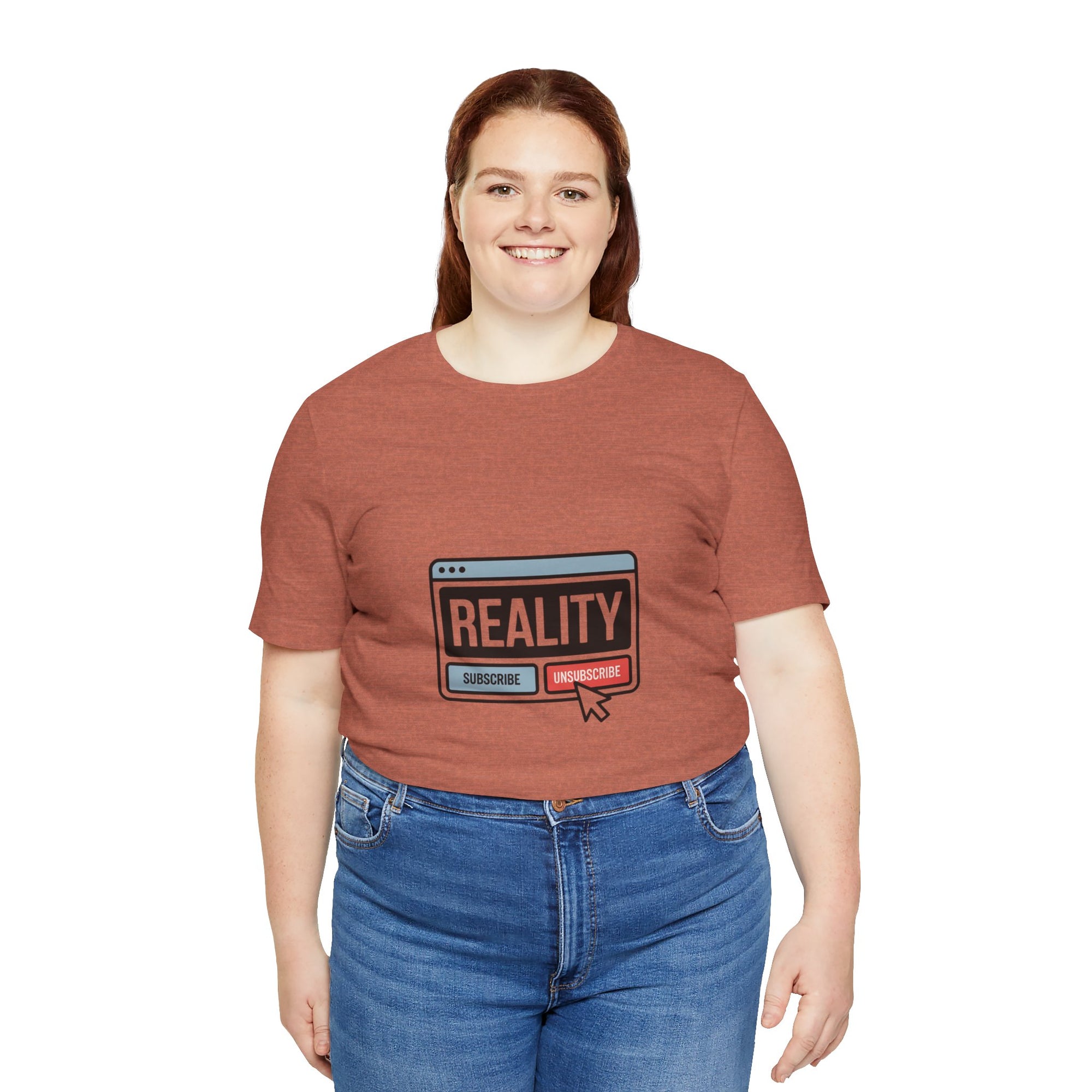 Reality Click Unisex Tee, Funny Graphic Shirt, Casual Wear, Geeky Apparel, Gift for Him/Her, Cool Tee for Everyday Style