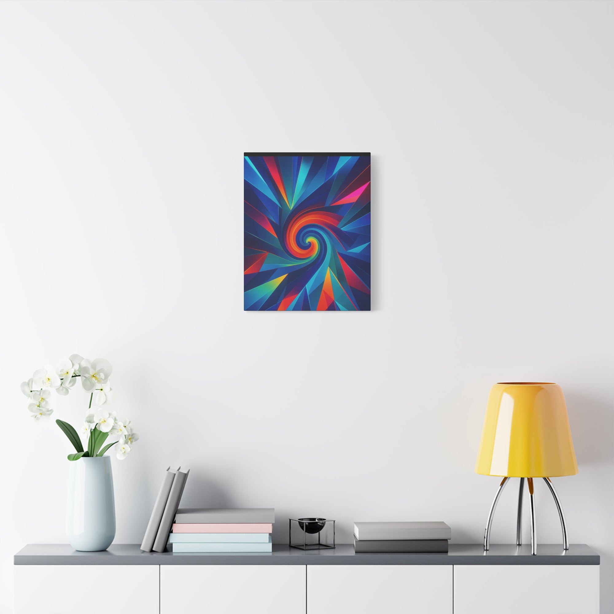Vibrant Abstract Canvas Art, Colorful Wall Decor, Modern Home Aesthetic, Unique Living Room Art, Great Gift Idea