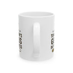 Funny Ceramic Coffee Mug - "Tomorrow's Genius in Progress", Gift for Students, Office Humor, Birthday, Graduation, Inspirational Drinkware