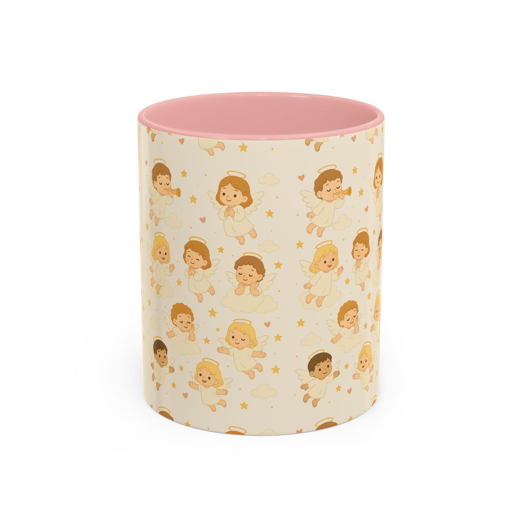 Whimsical Angel Baby Coffee Mug - Perfect Gift for New Parents, Cute Nursery Decor, Baby Shower Favor, Unique Baby Gift, Home Coffee Cup