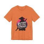 Victory Comes to Those Who Prepare Tee, Motivational T-Shirt, Unisex Graphic Tee, Inspirational Casual Wear, Gift for Gamers and Coaches