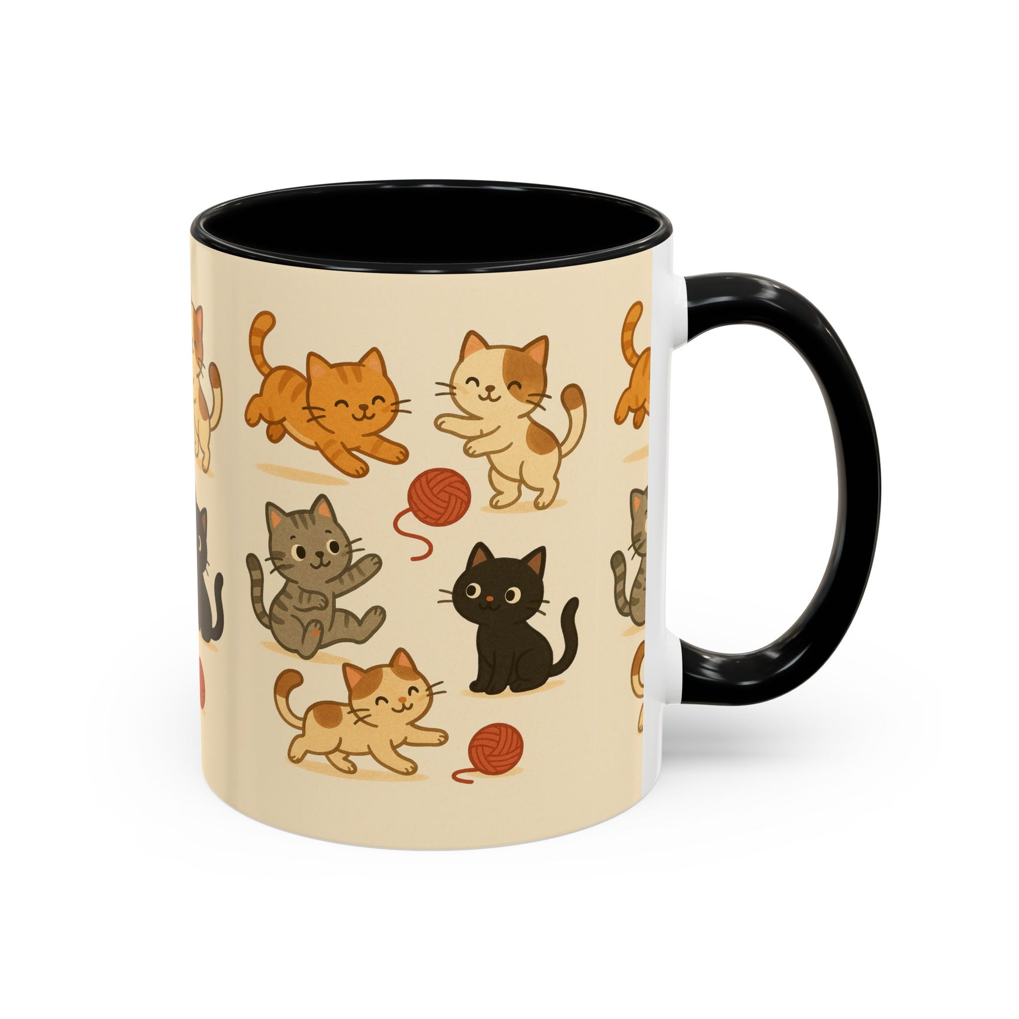 Cute Cat-Themed Coffee Mug for Cat Lovers, Gift for Pet Owners, Cozy Home Decor, Kitten Lover's Cup, Birthday Gift, Holiday Gift