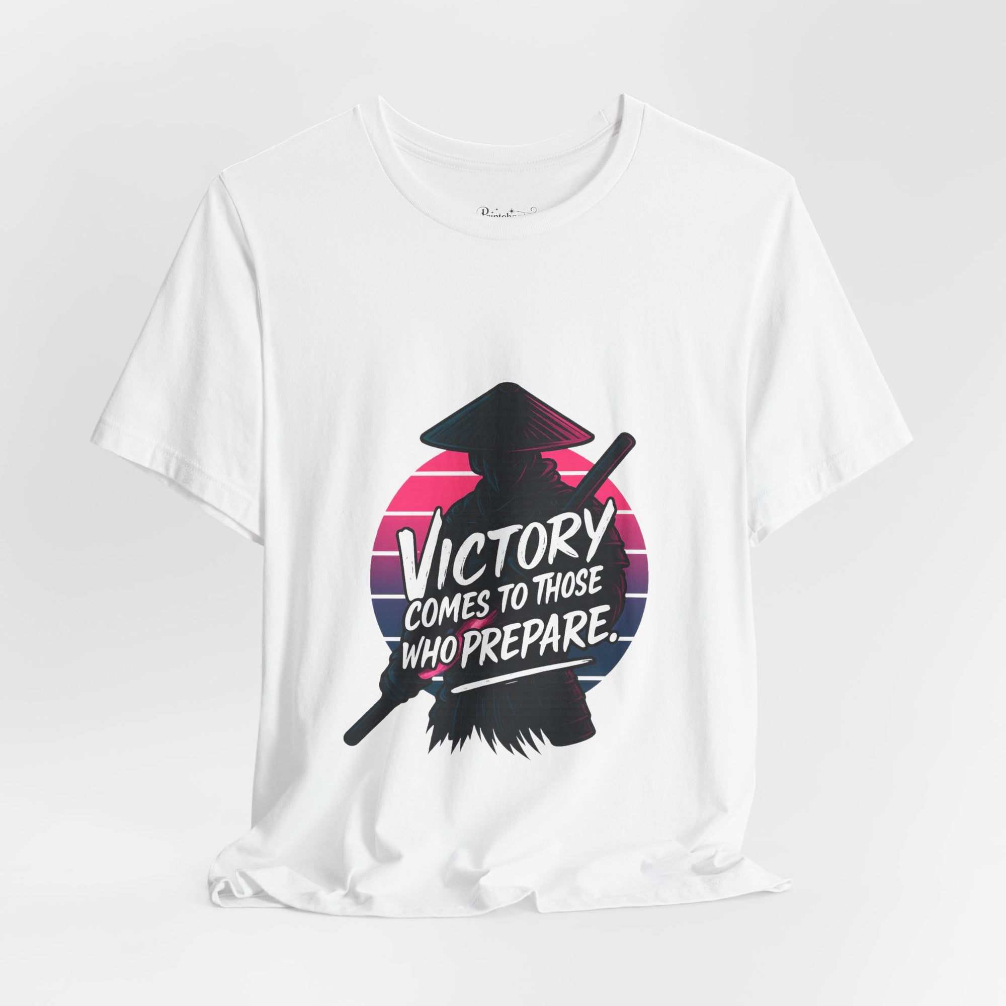 Victory Comes to Those Who Prepare Tee, Motivational T-Shirt, Unisex Graphic Tee, Inspirational Casual Wear, Gift for Gamers and Coaches