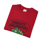 Whimsical Unisex T-Shirt, Currently Unsupervised Shirt, Fun Gift for Teens, Robot Graphic Tee, Casual Everyday Wear