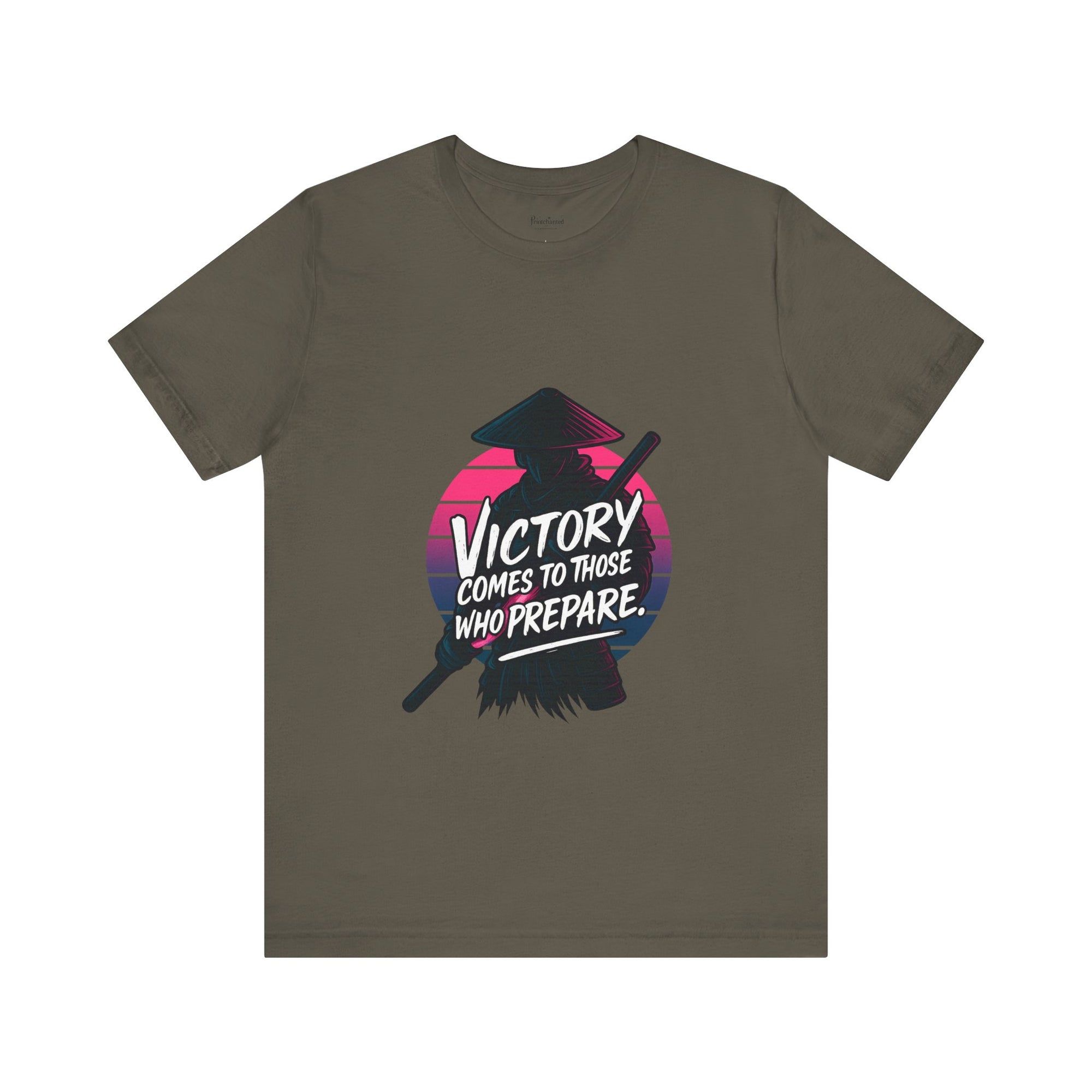 Victory Comes to Those Who Prepare Tee, Motivational T-Shirt, Unisex Graphic Tee, Inspirational Casual Wear, Gift for Gamers and Coaches