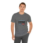 Reality Click Unisex Tee, Funny Graphic Shirt, Casual Wear, Geeky Apparel, Gift for Him/Her, Cool Tee for Everyday Style