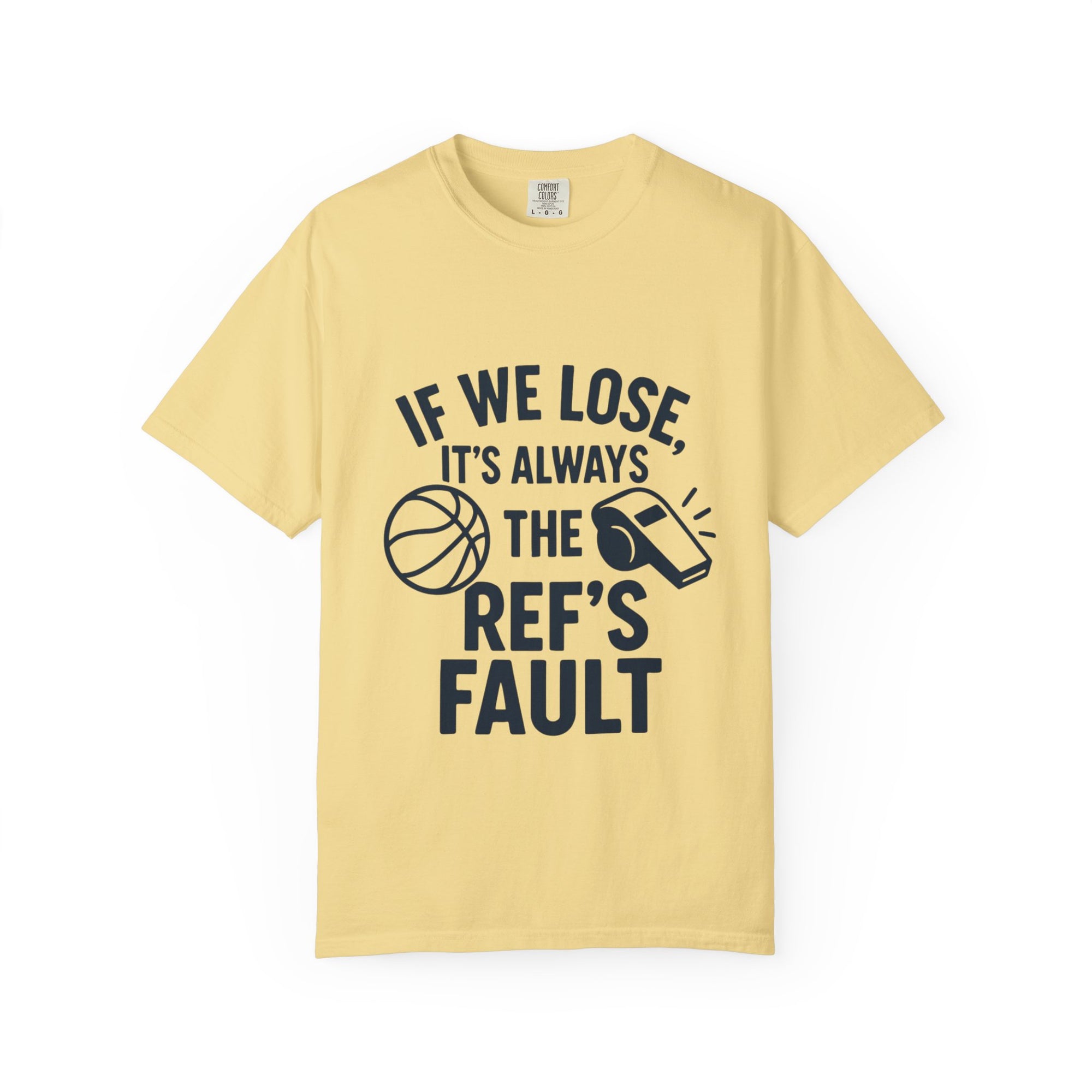 Basketball Referee Humorous T-Shirt, Sports Fan Gift, Unisex Cotton Tee, Birthday Present, Casual Wear, Sports Apparel