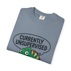 Whimsical Unisex T-Shirt, Currently Unsupervised Shirt, Fun Gift for Teens, Robot Graphic Tee, Casual Everyday Wear