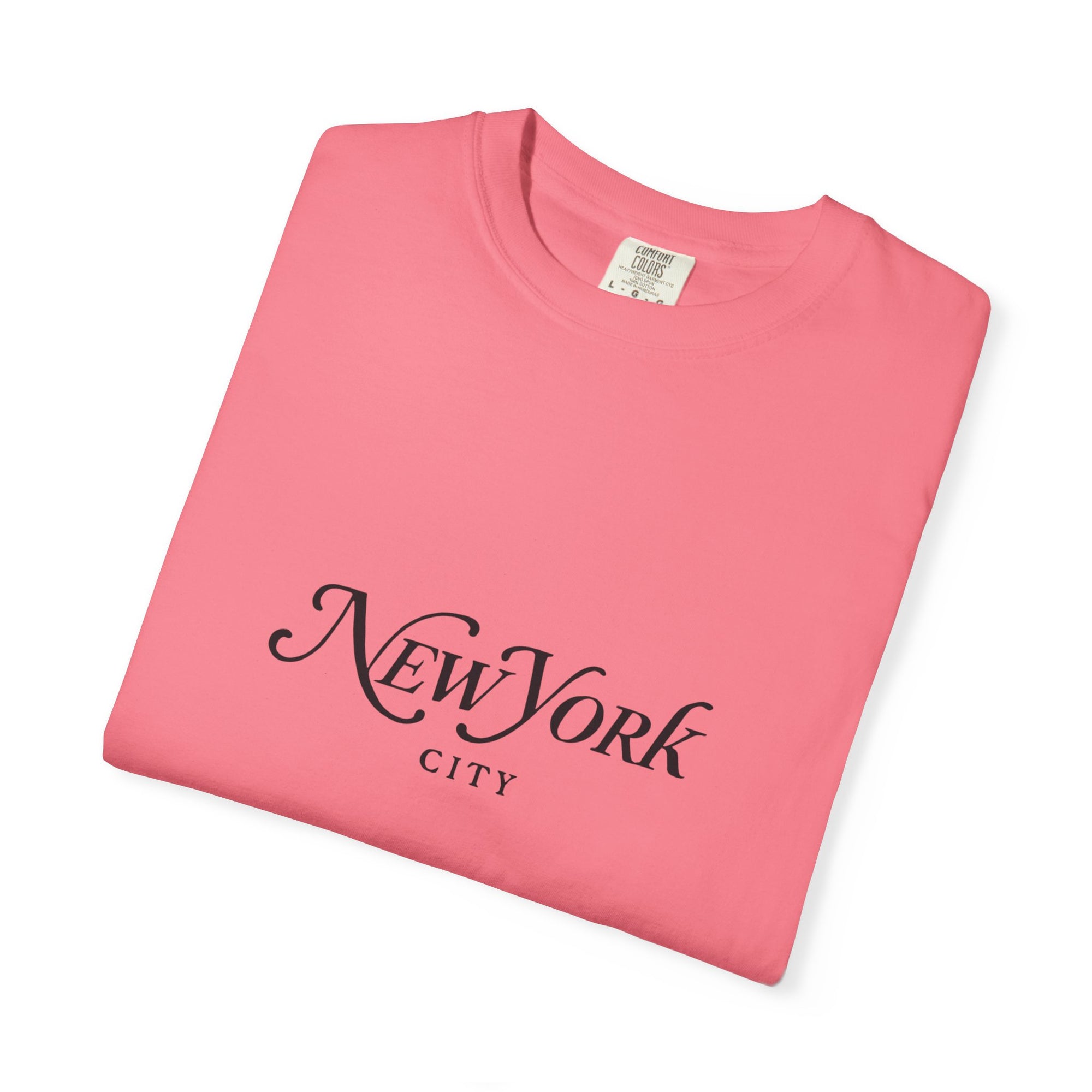 New York City Garment-Dyed Unisex T-Shirt, Trendy NYC Tee, Casual Summer Wear, Gift for Travelers, Urban Fashion