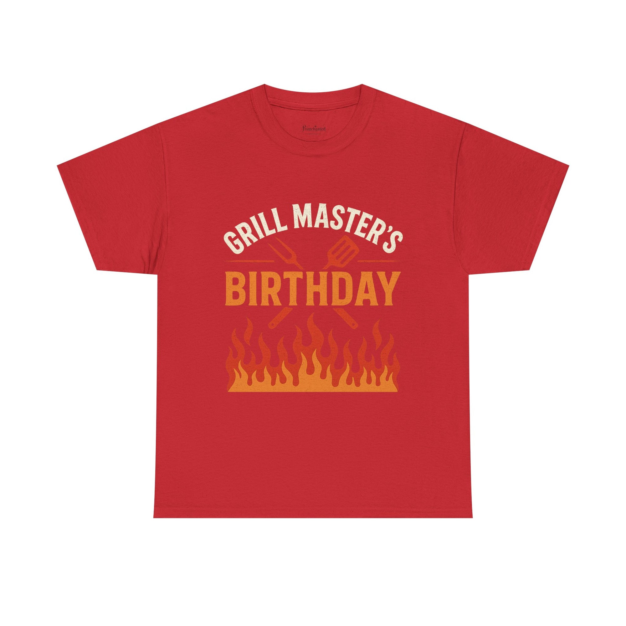 Grill Master's Birthday Tee, Funny BBQ T-Shirt, Gift for Men, Cooking Enthusiasts, Summer Party Apparel