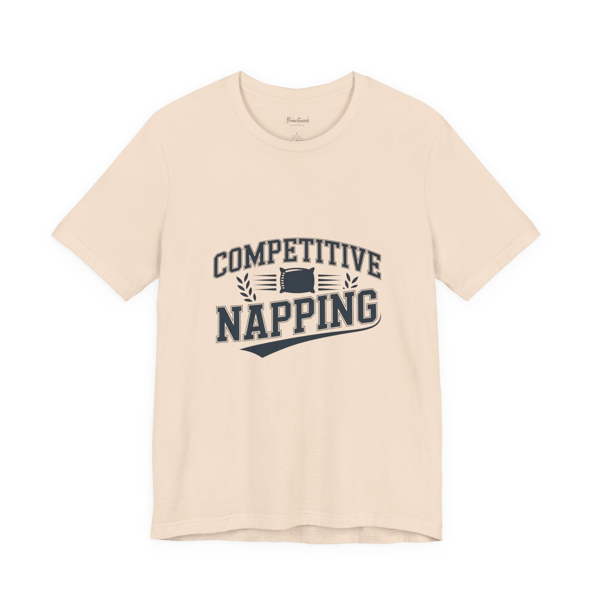 Funny Competitive Napping Tee | Unisex Jersey Short Sleeve T-Shirt, Gifts for Nap Lovers, Fun Sleep Shirt, Humor Apparel, Lazy Day Outfit