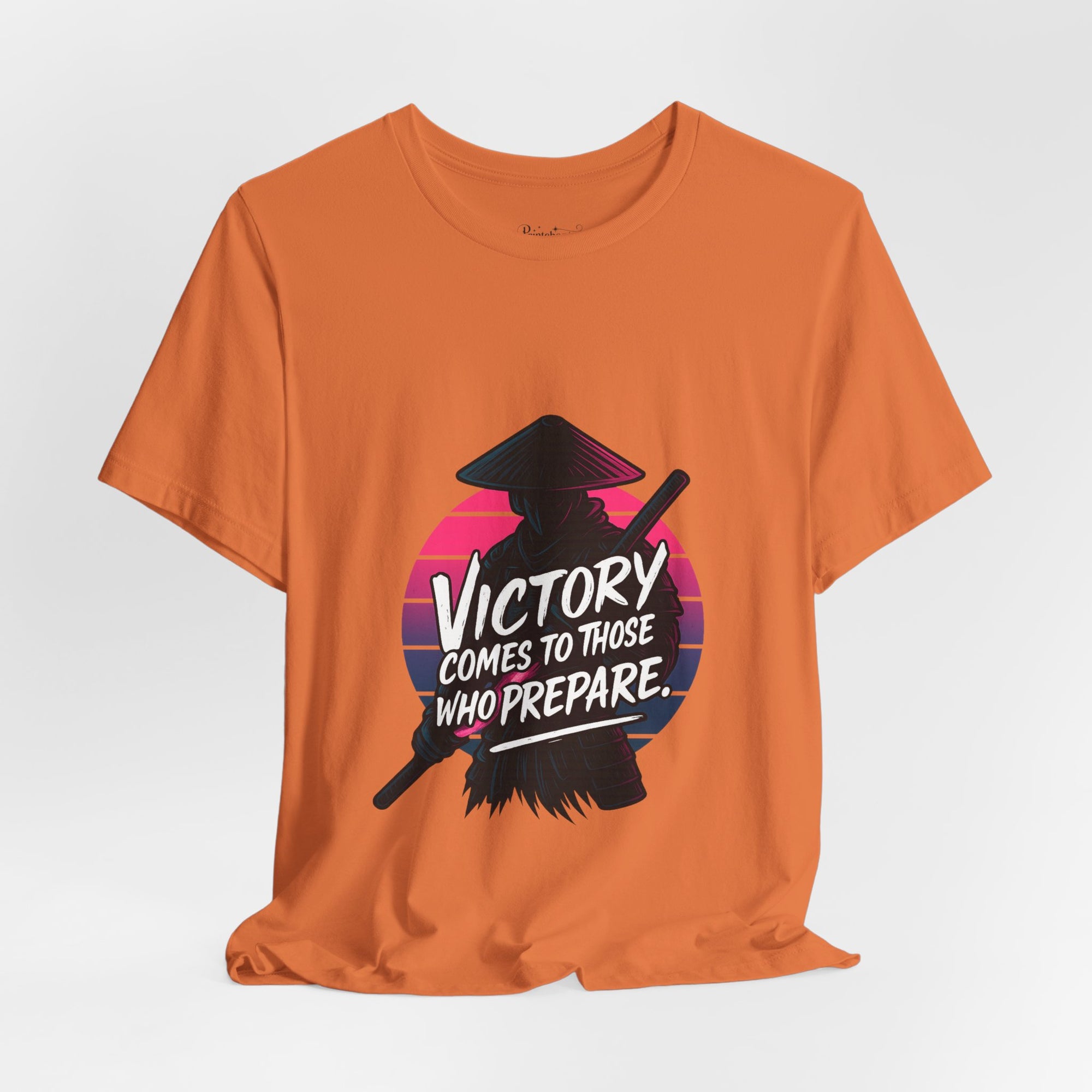 Victory Comes to Those Who Prepare Tee, Motivational T-Shirt, Unisex Graphic Tee, Inspirational Casual Wear, Gift for Gamers and Coaches