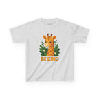 Kids Giraffe Tee - Be Kind T-Shirt, Children's Graphic Tee, Eco-Friendly Cotton Tee, Gift for Kids, Toddler Birthday Shirt