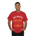 Grill Master's Birthday Tee, Funny BBQ T-Shirt, Gift for Men, Cooking Enthusiasts, Summer Party Apparel