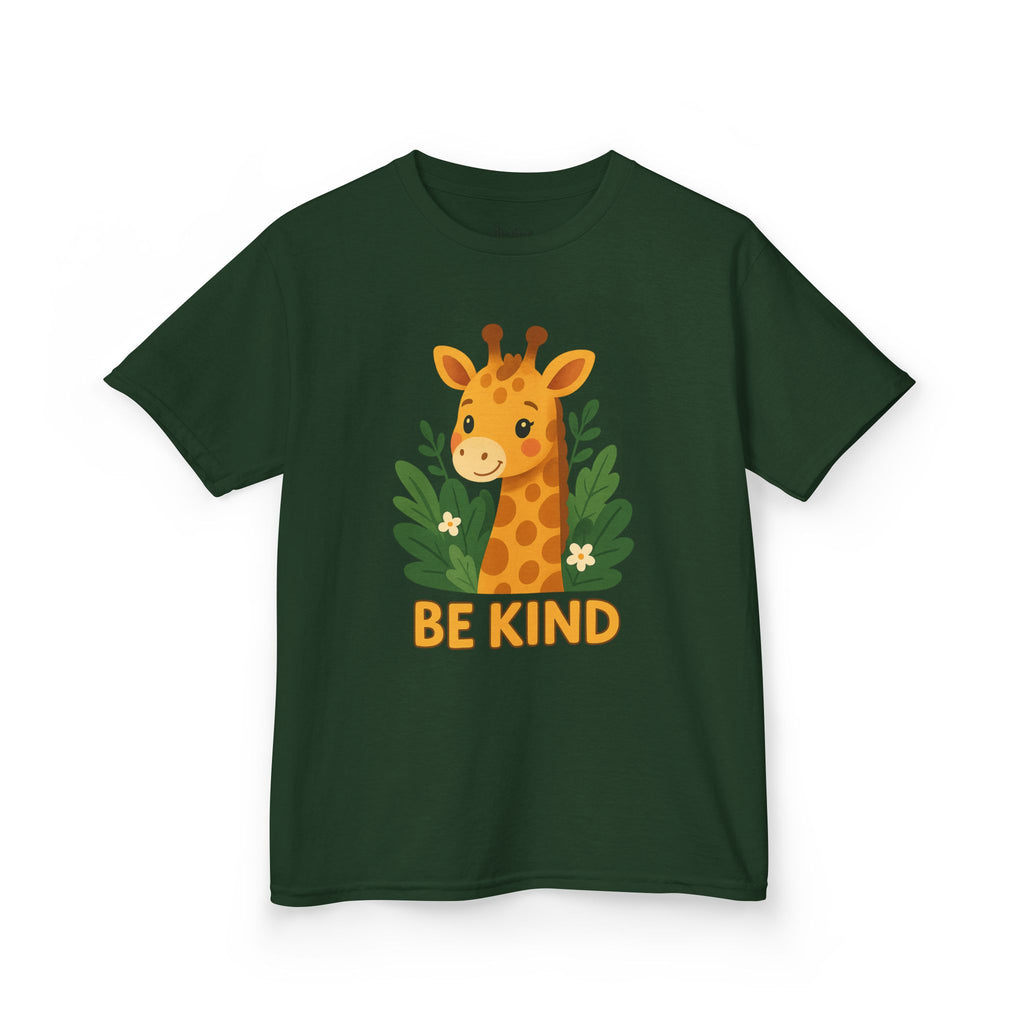 Kids Giraffe Tee - Be Kind T-Shirt, Children's Graphic Tee, Eco-Friendly Cotton Tee, Gift for Kids, Toddler Birthday Shirt