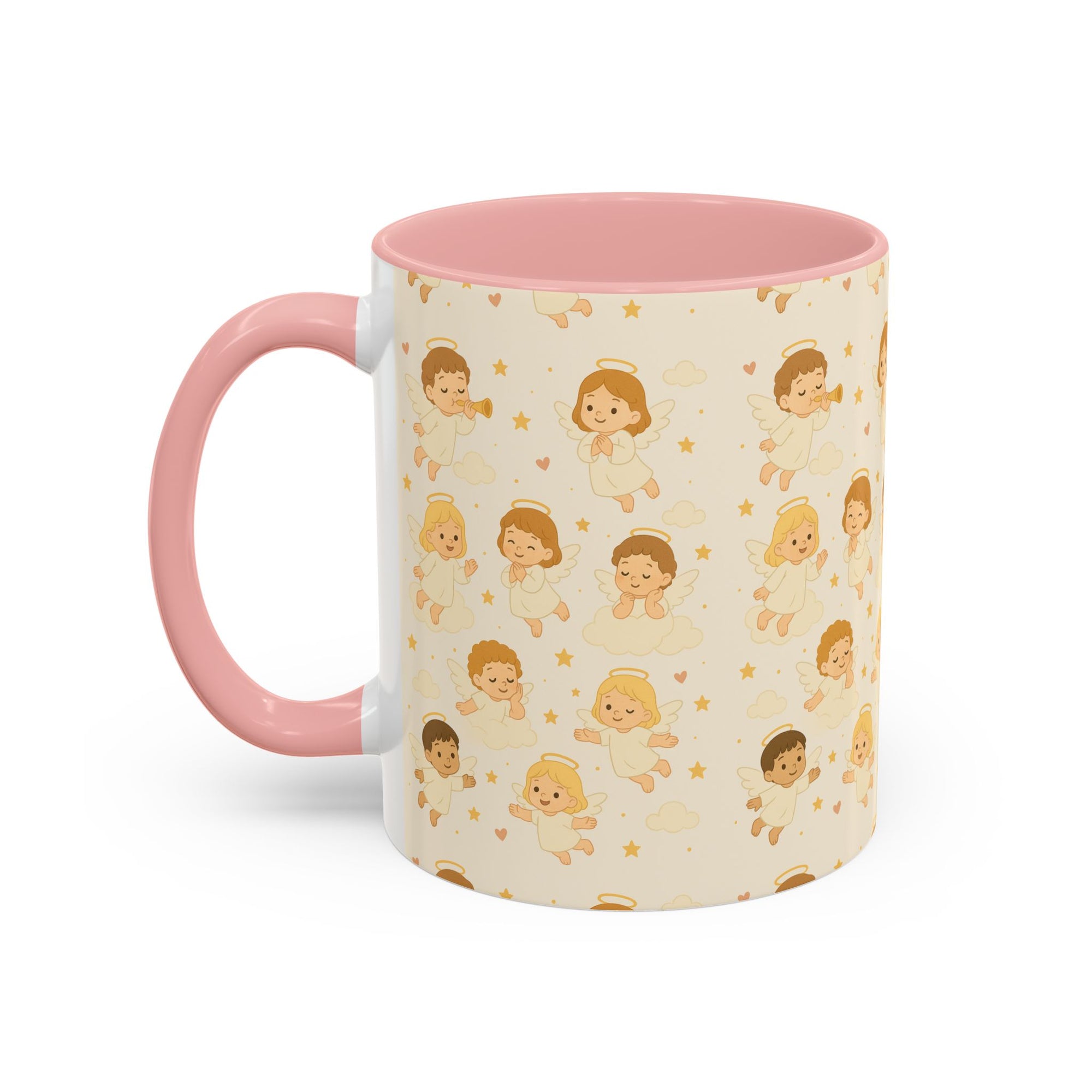 Whimsical Angel Baby Coffee Mug - Perfect Gift for New Parents, Cute Nursery Decor, Baby Shower Favor, Unique Baby Gift, Home Coffee Cup