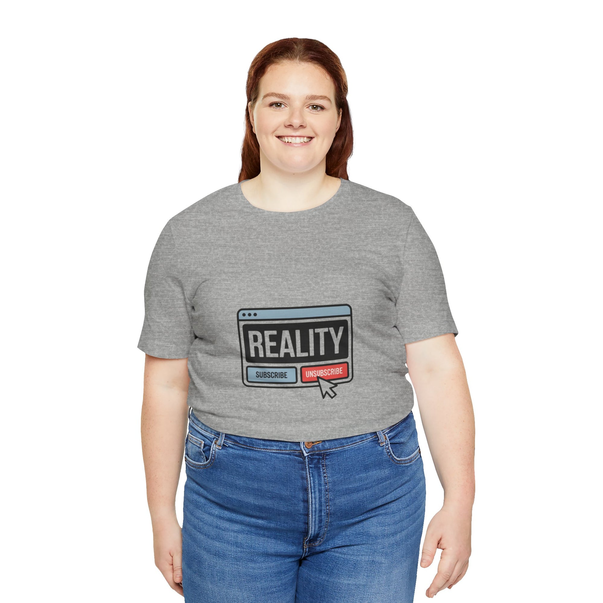 Reality Click Unisex Tee, Funny Graphic Shirt, Casual Wear, Geeky Apparel, Gift for Him/Her, Cool Tee for Everyday Style