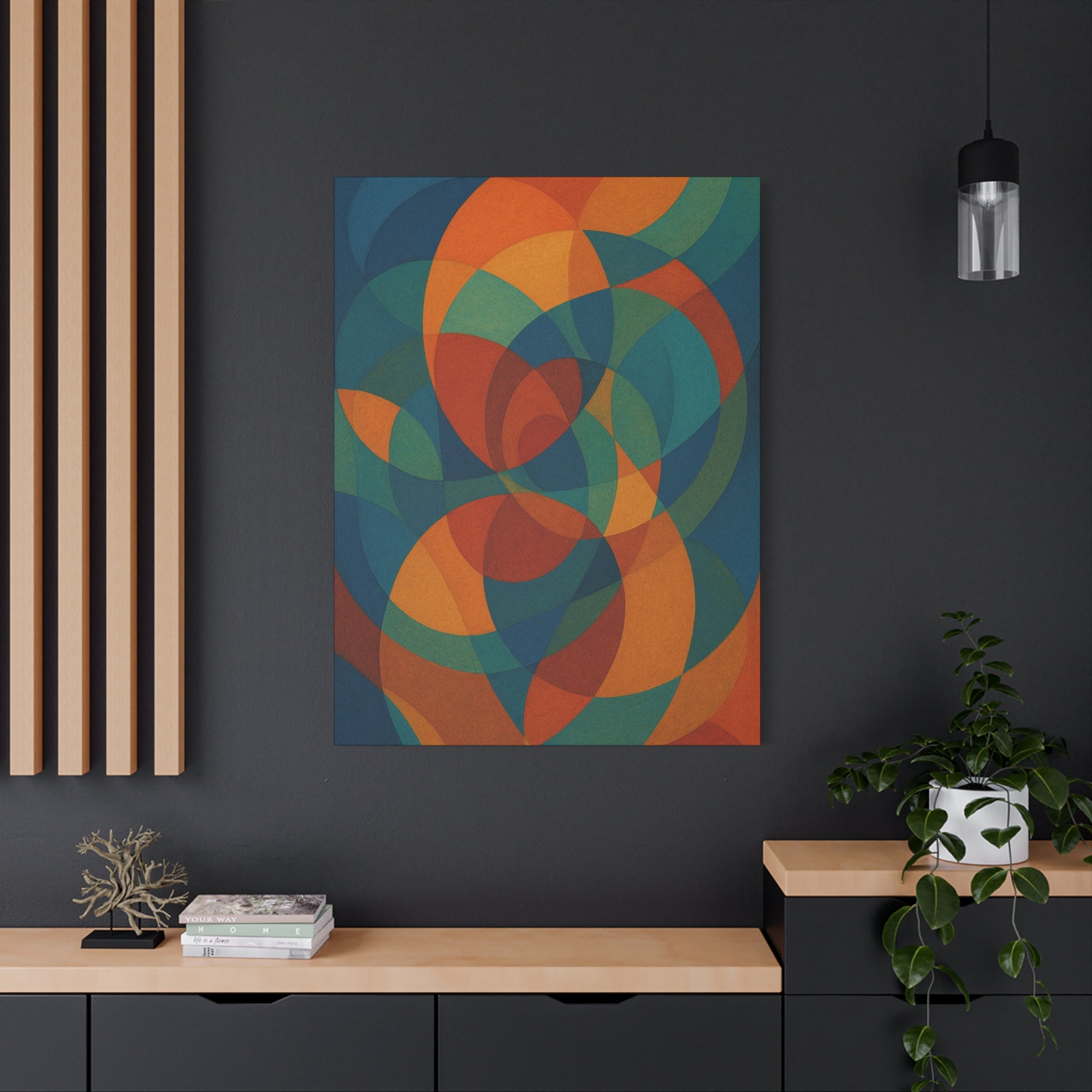 Vibrant Abstract Canvas Wall Art, Home Decor, Modern Art Piece, Colorful Artwork for Living Room, Unique Gift for Art Lovers
