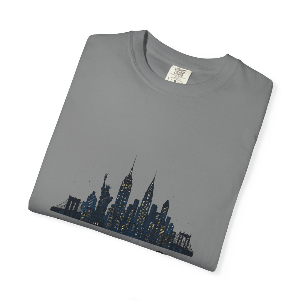 New York City Skyline Unisex T-Shirt, Casual City Tee, NYC Souvenir Shirt, Travel Gift, Urban Fashion Top