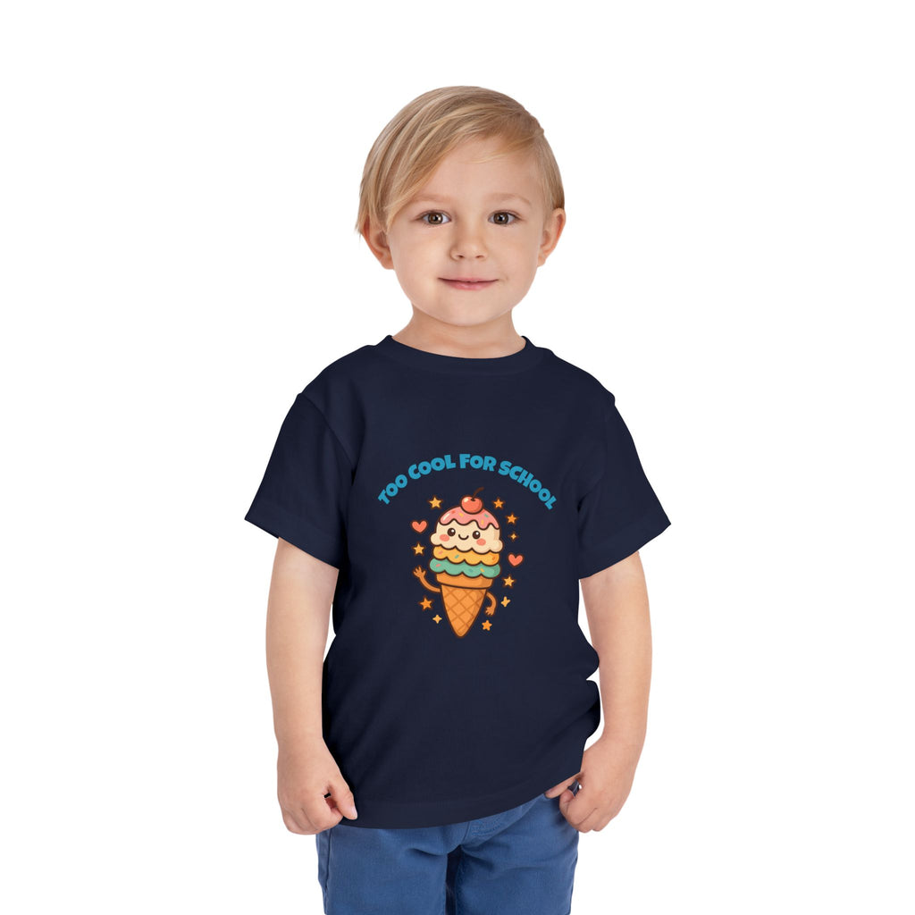 Cute Ice Cream Toddler Tee, Kids Summer Shirt, Birthday Gift, Playdate Outfit, Fun Cartoon T-Shirt, Sweet Toddler Clothing