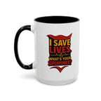 Heroic Superpower Coffee Mug - Perfect Gift for Nurses, EMS, Essential Workers, Motivational Gift, Inspirational Mug