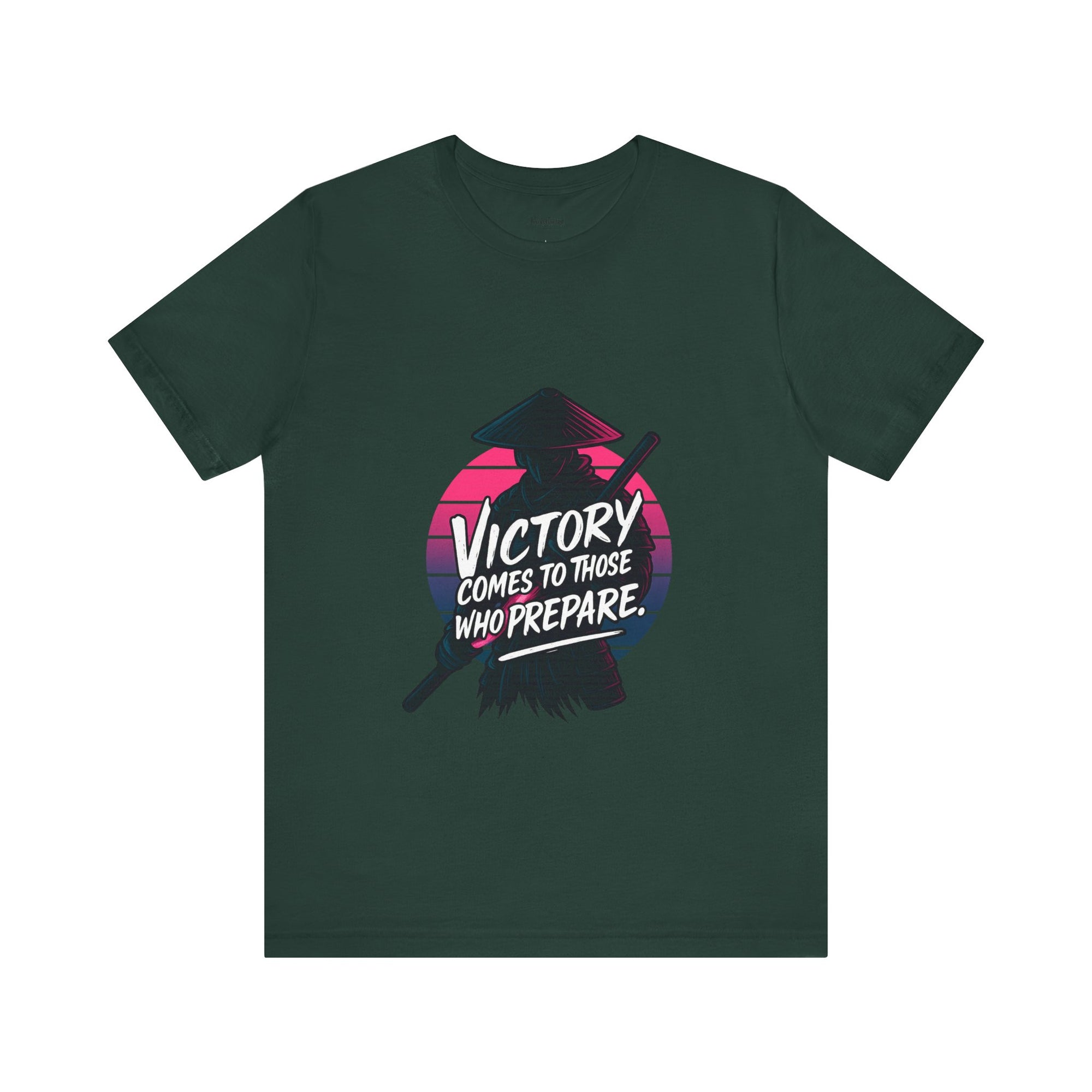 Victory Comes to Those Who Prepare Tee, Motivational T-Shirt, Unisex Graphic Tee, Inspirational Casual Wear, Gift for Gamers and Coaches