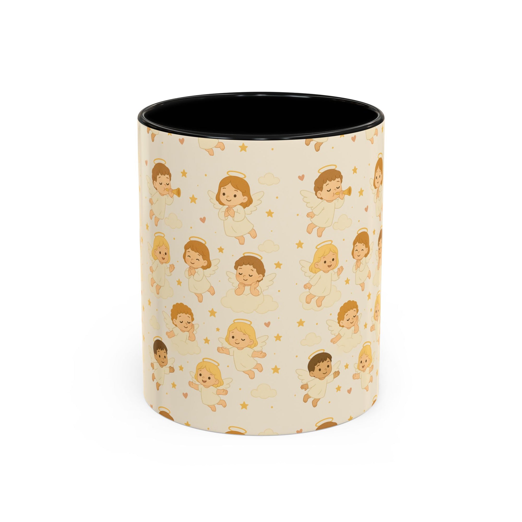 Whimsical Angel Baby Coffee Mug - Perfect Gift for New Parents, Cute Nursery Decor, Baby Shower Favor, Unique Baby Gift, Home Coffee Cup