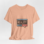 Reality Click Unisex Tee, Funny Graphic Shirt, Casual Wear, Geeky Apparel, Gift for Him/Her, Cool Tee for Everyday Style