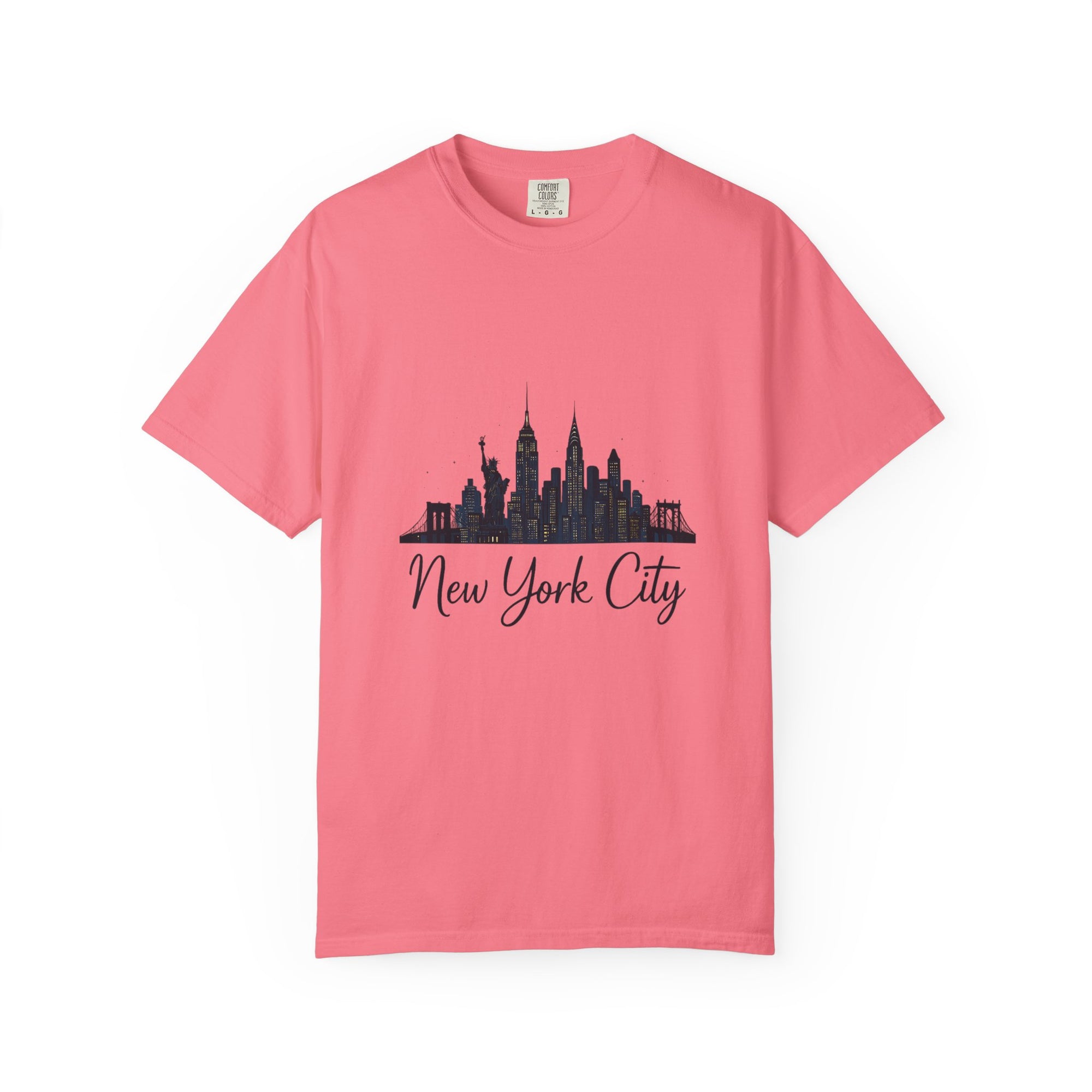 New York City Skyline Unisex T-Shirt, Casual City Tee, NYC Souvenir Shirt, Travel Gift, Urban Fashion Top