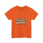 Permanently Hungry Tee, Funny Unisex Cotton T-Shirt, Gift for Food Lovers, Casual Wear, Quirky Humor Apparel