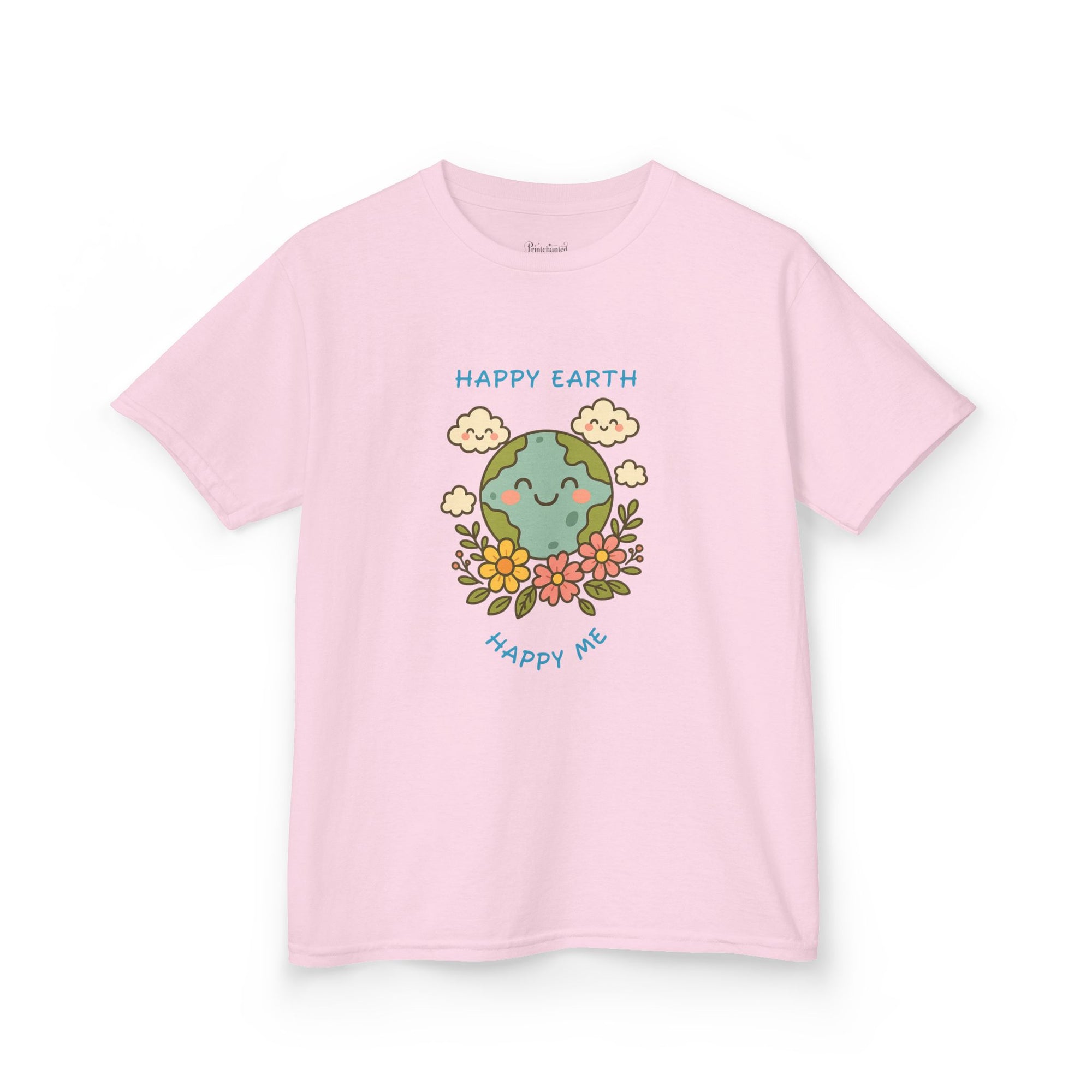 Cute Earth Day Kids Tee, Whimsical Children's T-Shirt, Eco-Friendly Apparel, Floral Children's Wear, Gift for Earth Lovers