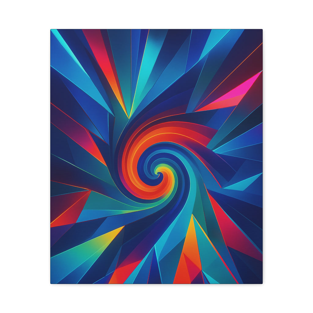 Vibrant Abstract Canvas Art, Colorful Wall Decor, Modern Home Aesthetic, Unique Living Room Art, Great Gift Idea