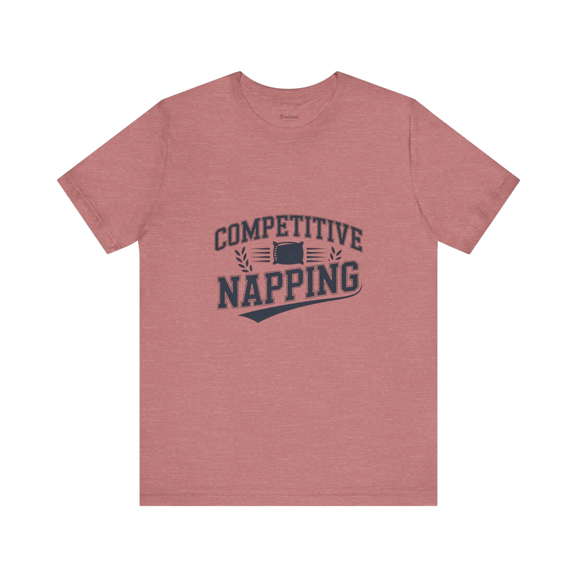 Funny Competitive Napping Tee | Unisex Jersey Short Sleeve T-Shirt, Gifts for Nap Lovers, Fun Sleep Shirt, Humor Apparel, Lazy Day Outfit