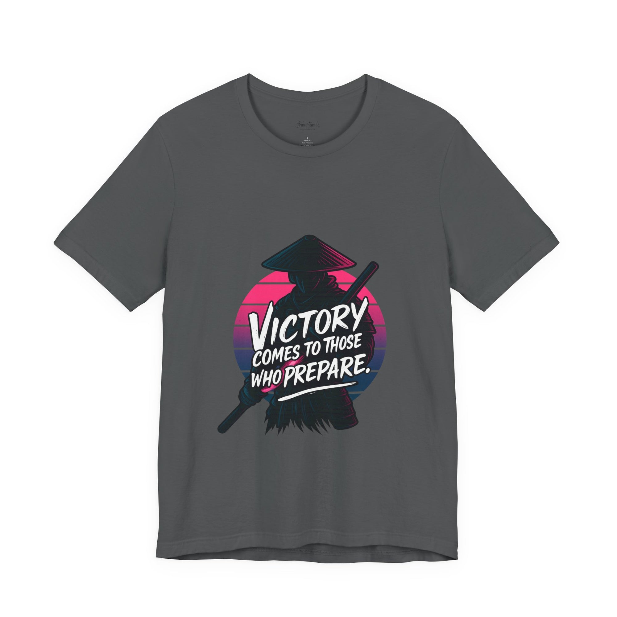 Victory Comes to Those Who Prepare Tee, Motivational T-Shirt, Unisex Graphic Tee, Inspirational Casual Wear, Gift for Gamers and Coaches