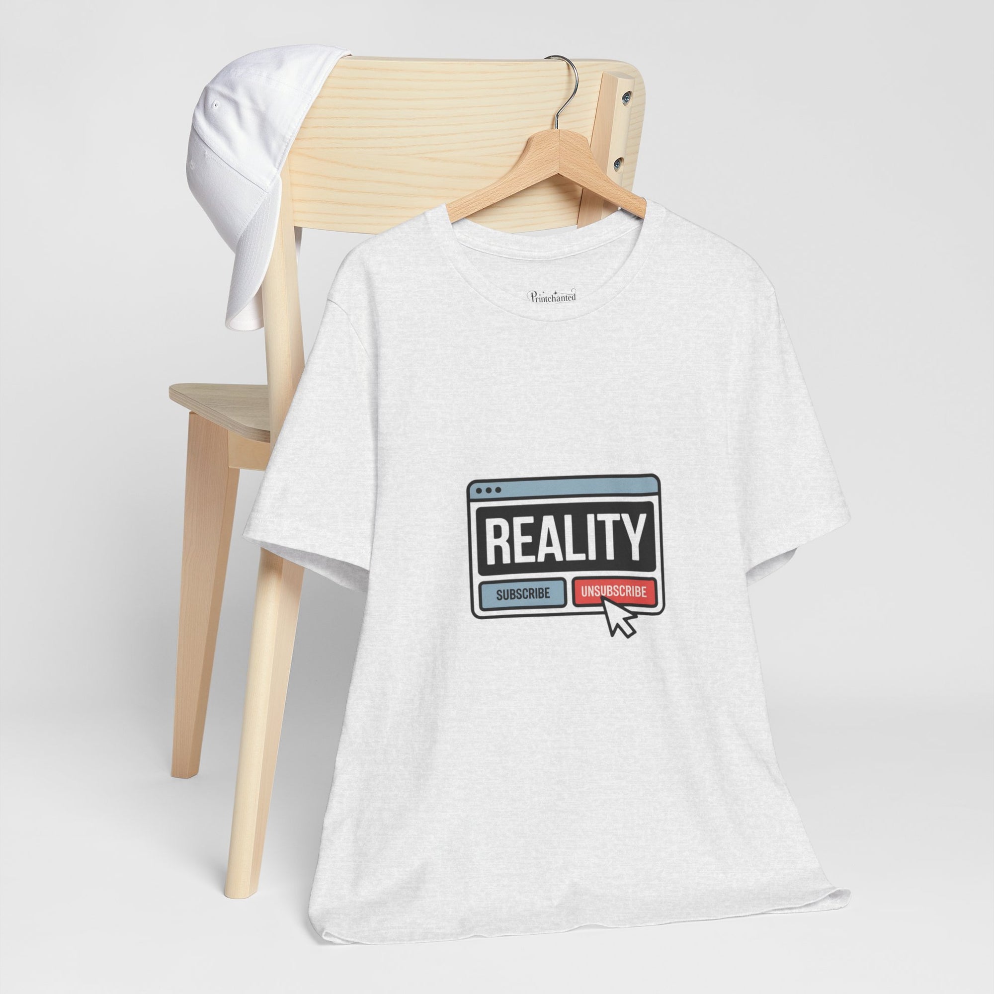 Reality Click Unisex Tee, Funny Graphic Shirt, Casual Wear, Geeky Apparel, Gift for Him/Her, Cool Tee for Everyday Style